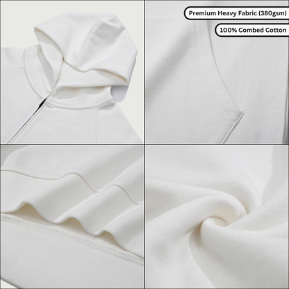 TAMED BY TWO MASTERS Premium Full-Zip Hoodie