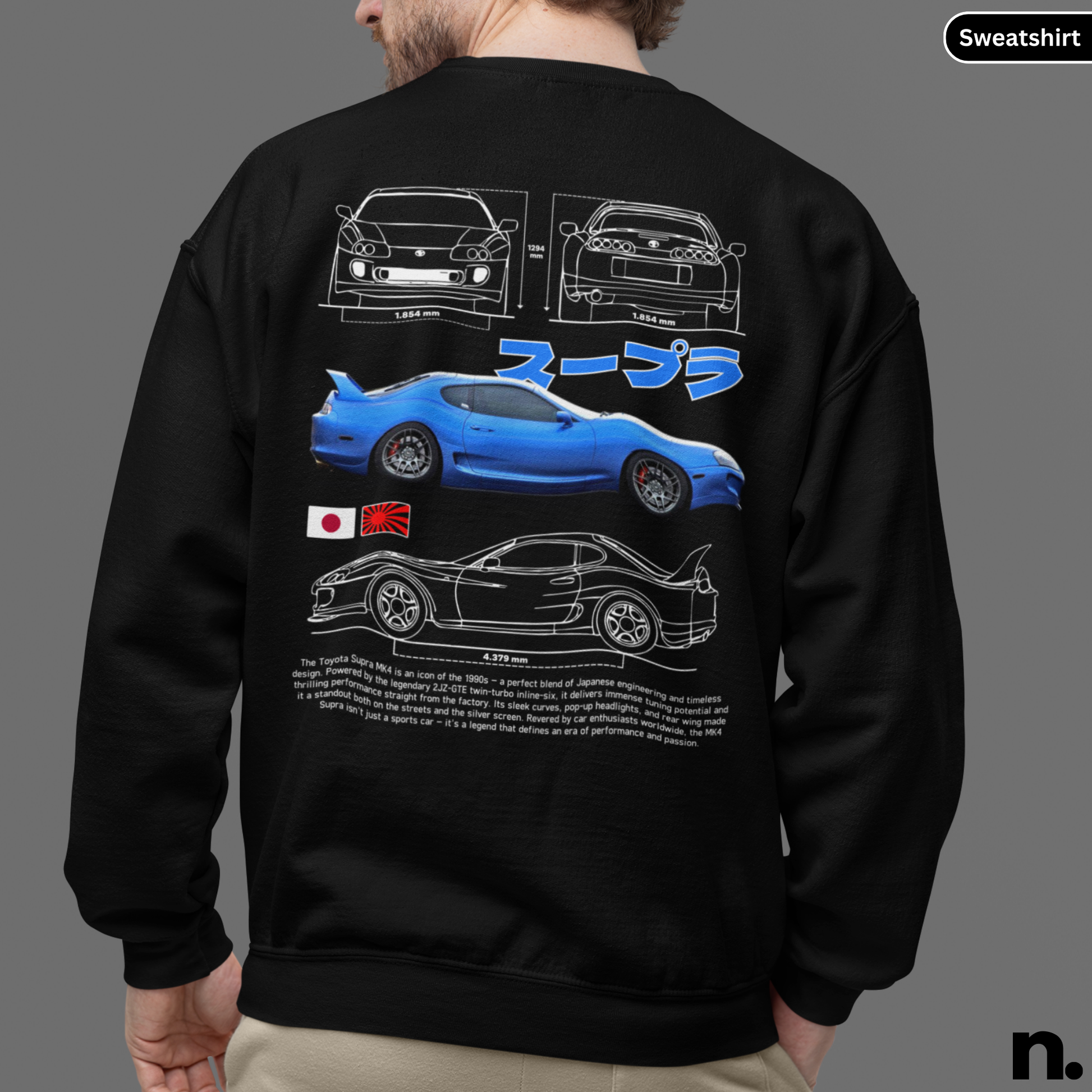 SupraMK4PosterStyle-Nerdotopia-SweatshirtImage-BlackColour