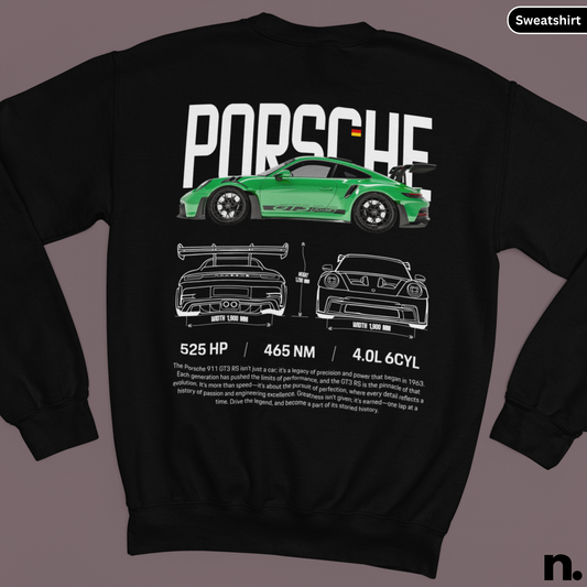 911 GT3RS Green Crewneck Sweatshirt