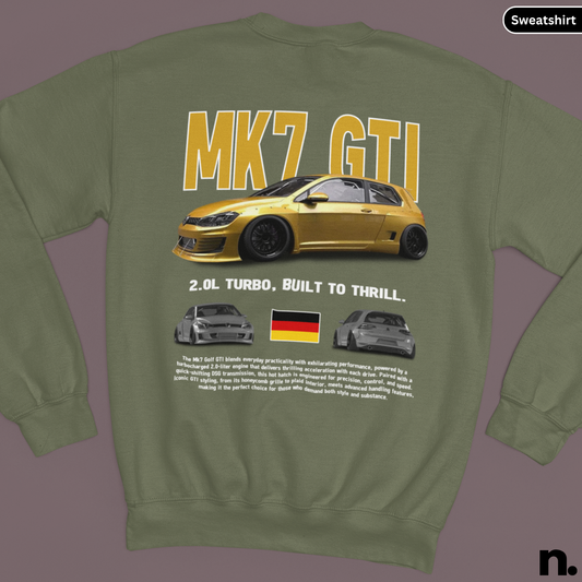 GTI MK7 Poster Style Unisex Sweatshirt