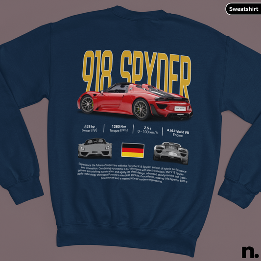 918 Spyder Poster Style Sweatshirt