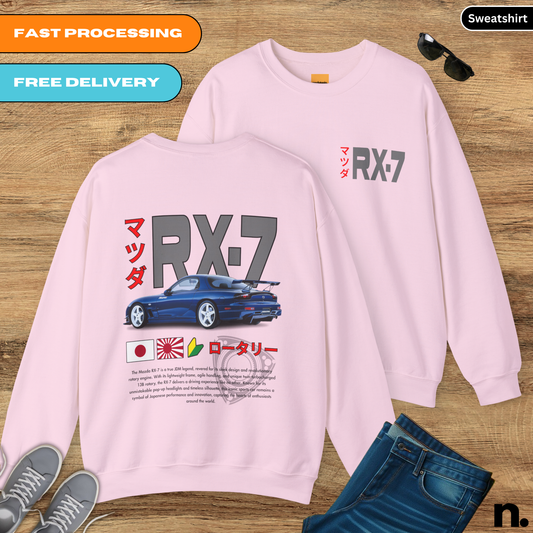 Mazda RX7 JDM Legend Unisex Crewneck Sweatshirt