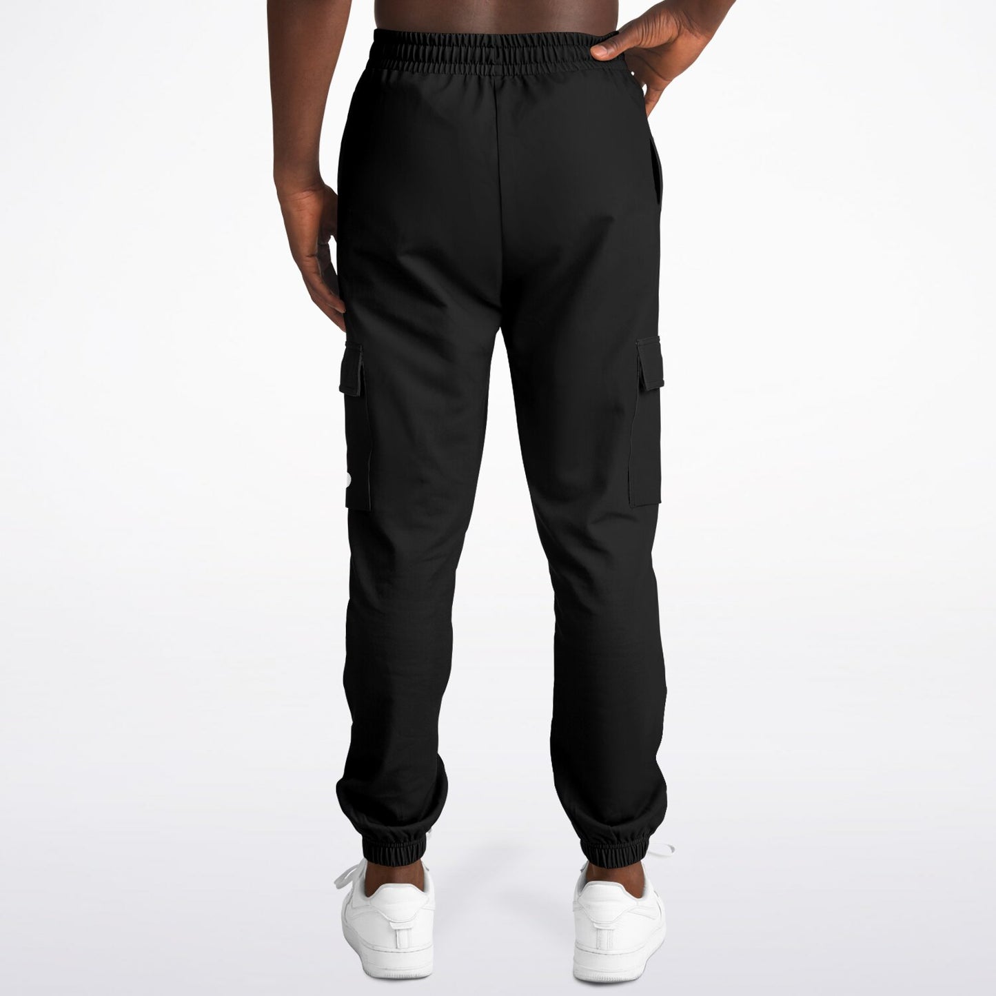 Basic Black Fashion Cargo Sweatpants