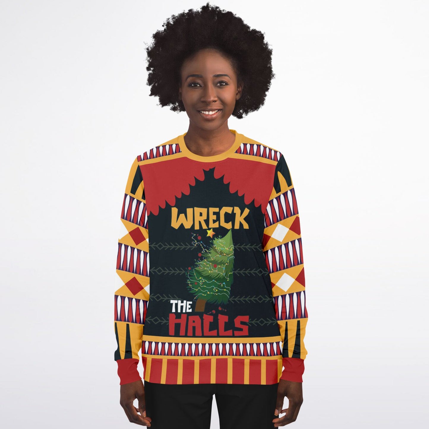 Wreck the Halls - Funny Holiday Sweatshirt