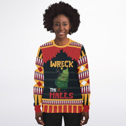 Wreck the Halls - Funny Holiday Sweatshirt