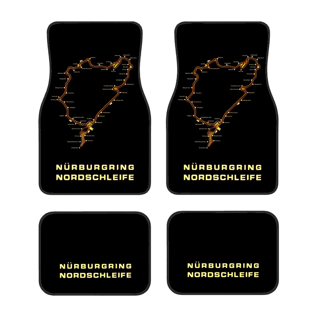 Nurburgring Inspired Automotive Floor Mats