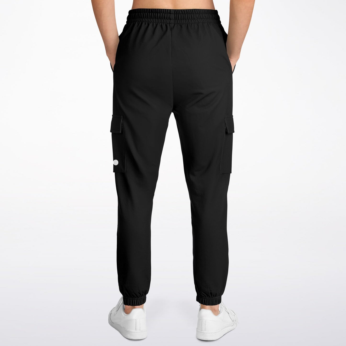 Basic Black Fashion Cargo Sweatpants
