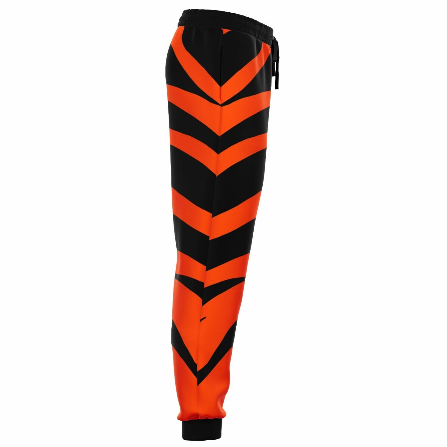 Orange Abstract Pattern Fashion Sweatpants