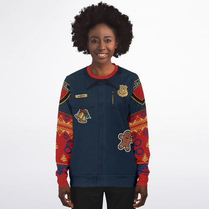 Police Navidad Christmas Inspired Printed Sweatshirt