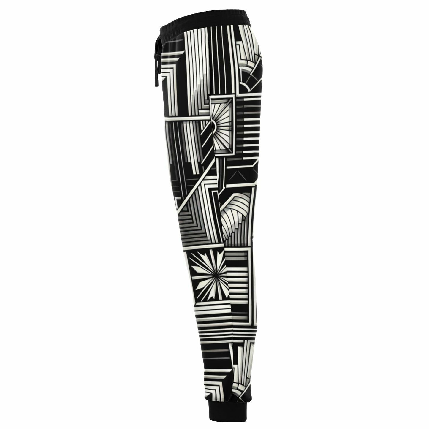 Black Artistry Pattern Fashion Sweatpants