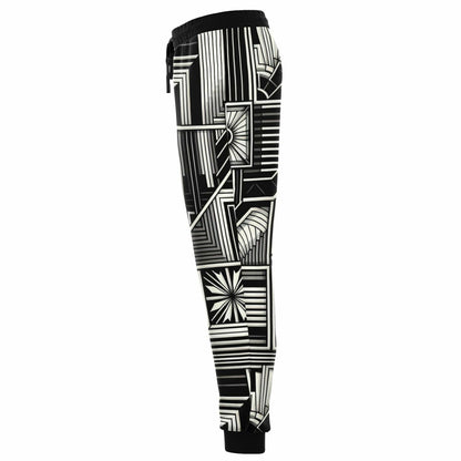 Black Artistry Pattern Fashion Sweatpants