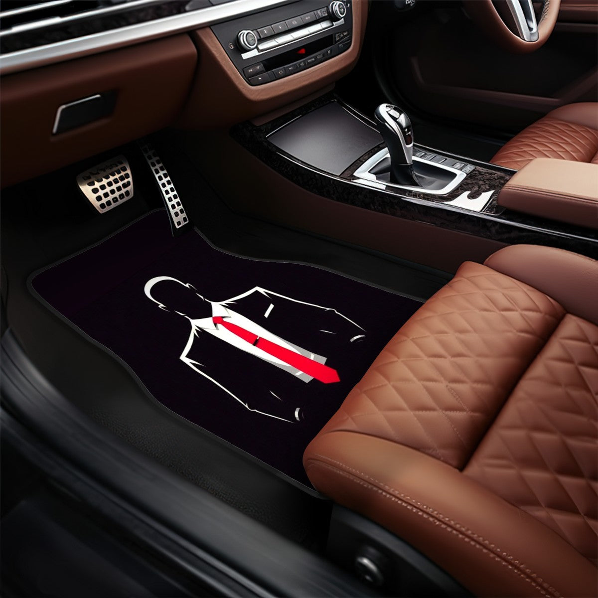 Hitman Illustration Automotive Floor Mats