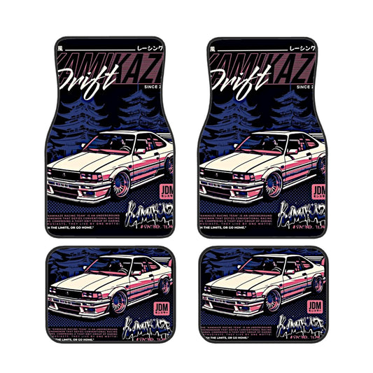 Kamikaze Poster Style Automotive Floor Mats