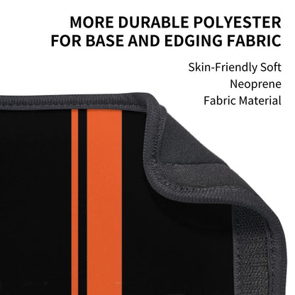 Orange Stripe Seat Belt Cover Pad 2 Pcs