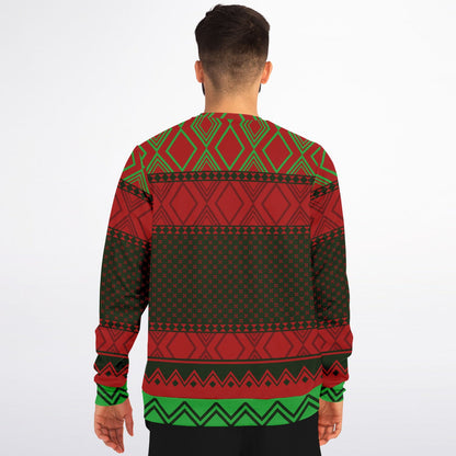Tech Support Funny Ugly Holiday Printed Sweatshirt