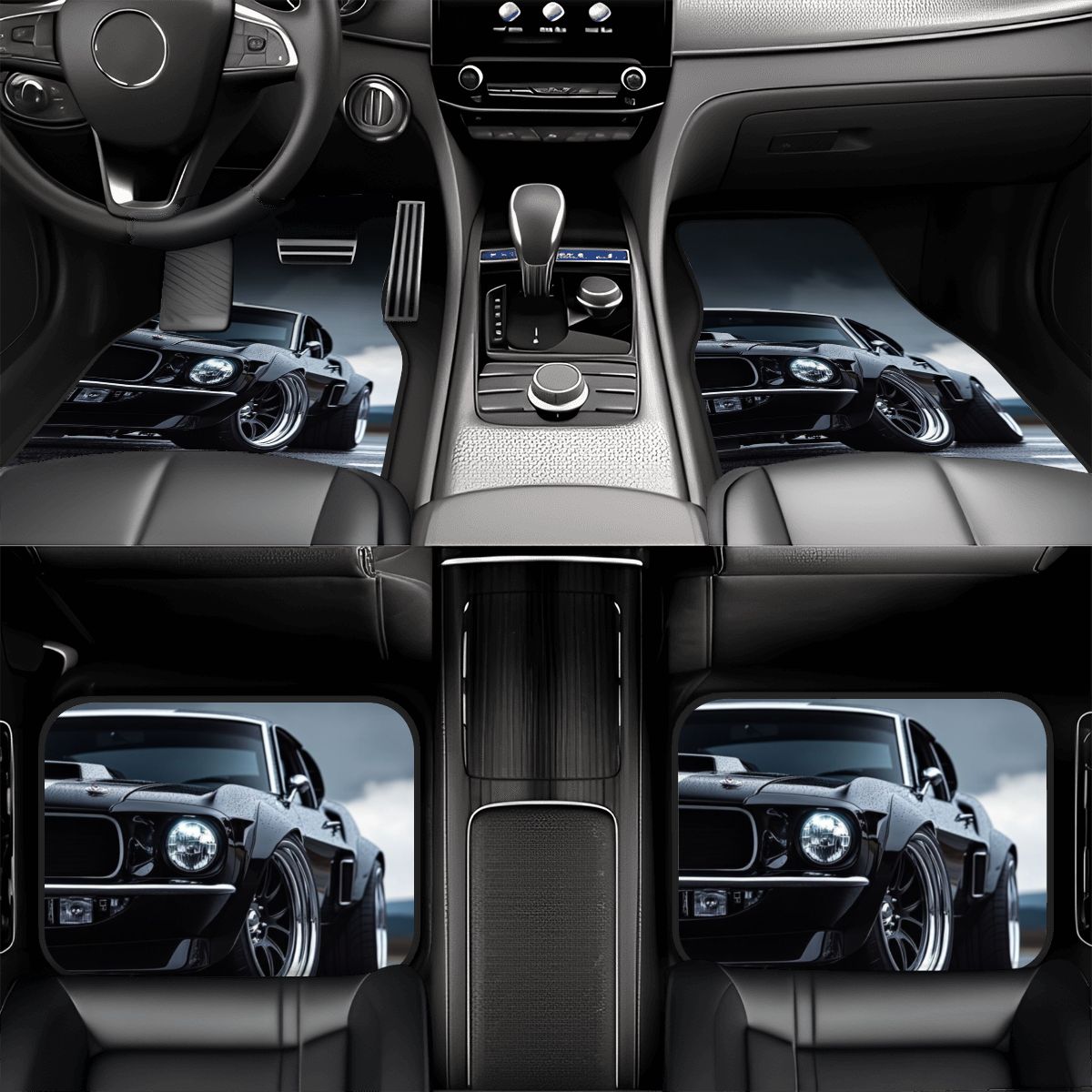 American Muscle Inspired Automotive Floor Mats