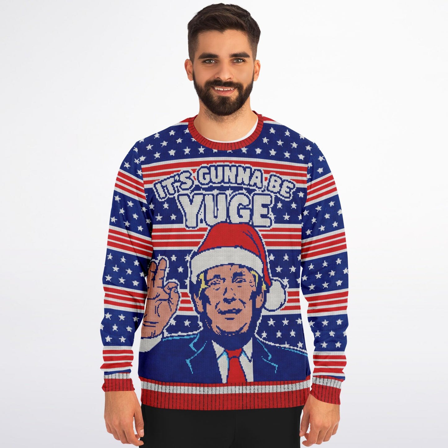 Trump Funny "Its Gunna Be Yuge" Printed Sweatshirt
