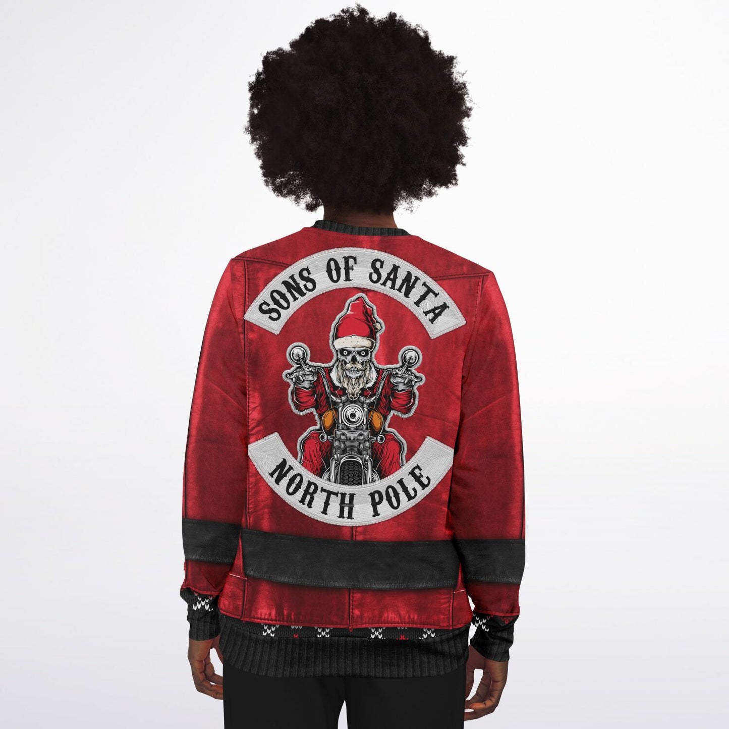 Sons of Santa Full Jacket Printed Sweatshirt
