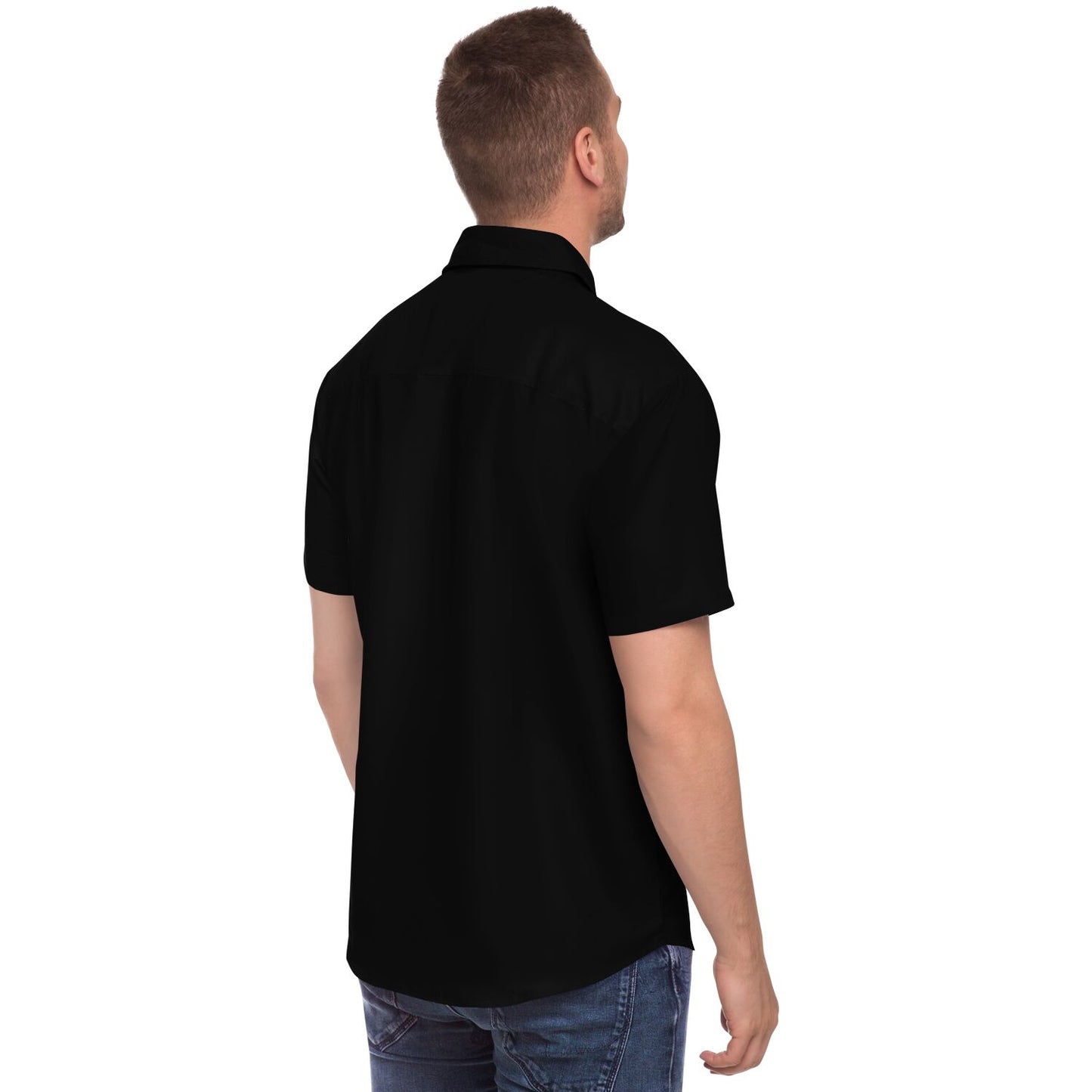 BW JDM Art Short Sleeve Button Down Shirt - AOP