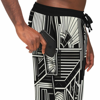 Black Artistry Pattern Fashion Sweatpants