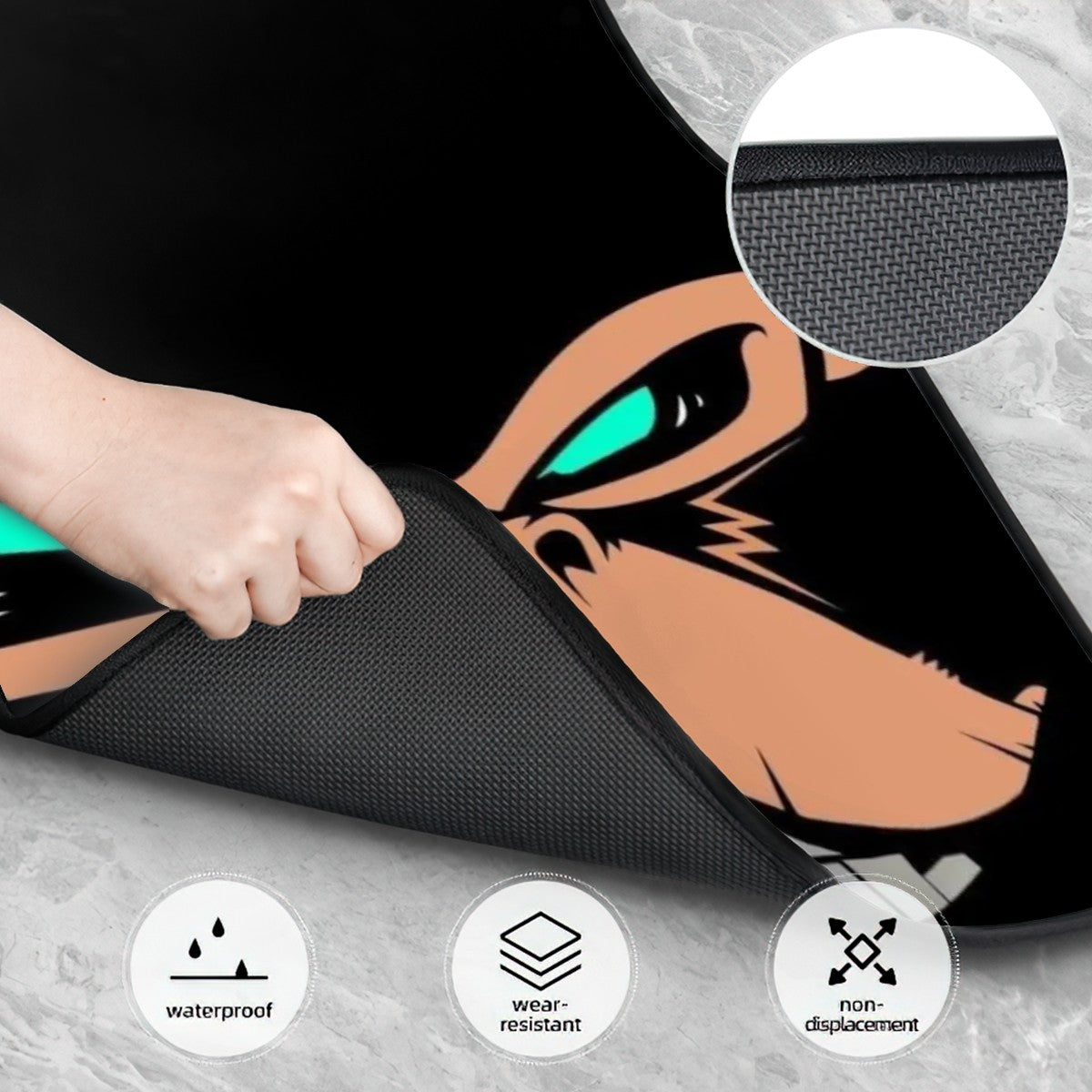 Gorilla Mean Face Automotive Floor Mats