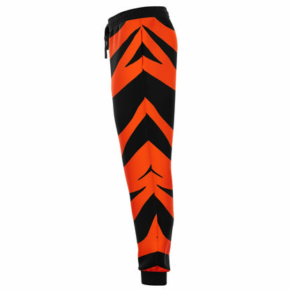 Orange Abstract Pattern Fashion Sweatpants