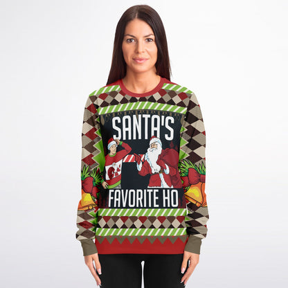 Santa’s Favorite Ho Printed Sweatshirt
