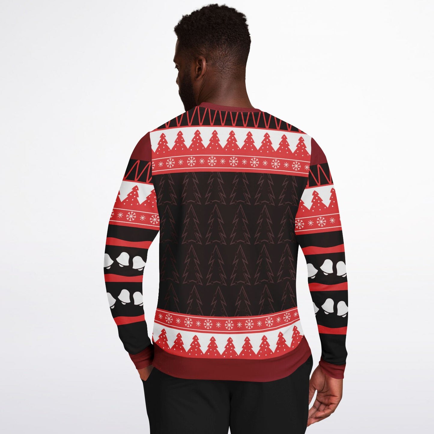 Bottoms Up Santa Funny Sweatshirt