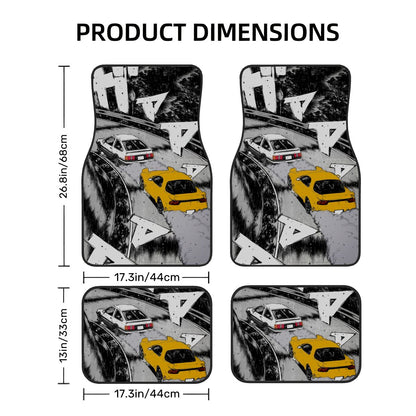 JDM Mountain Drift Automotive Floor Mats