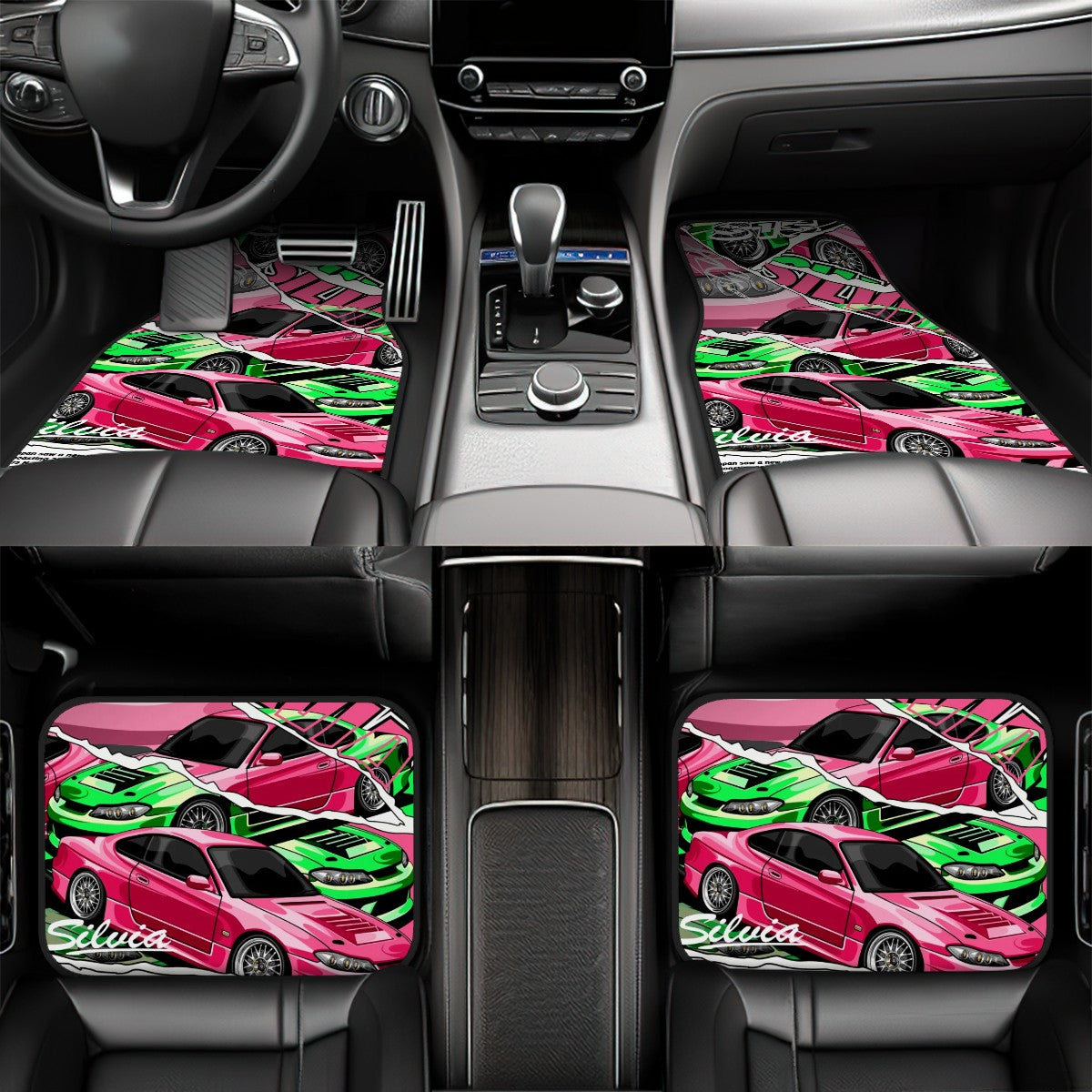 S15 Illustration Art Automotive Floor Mats