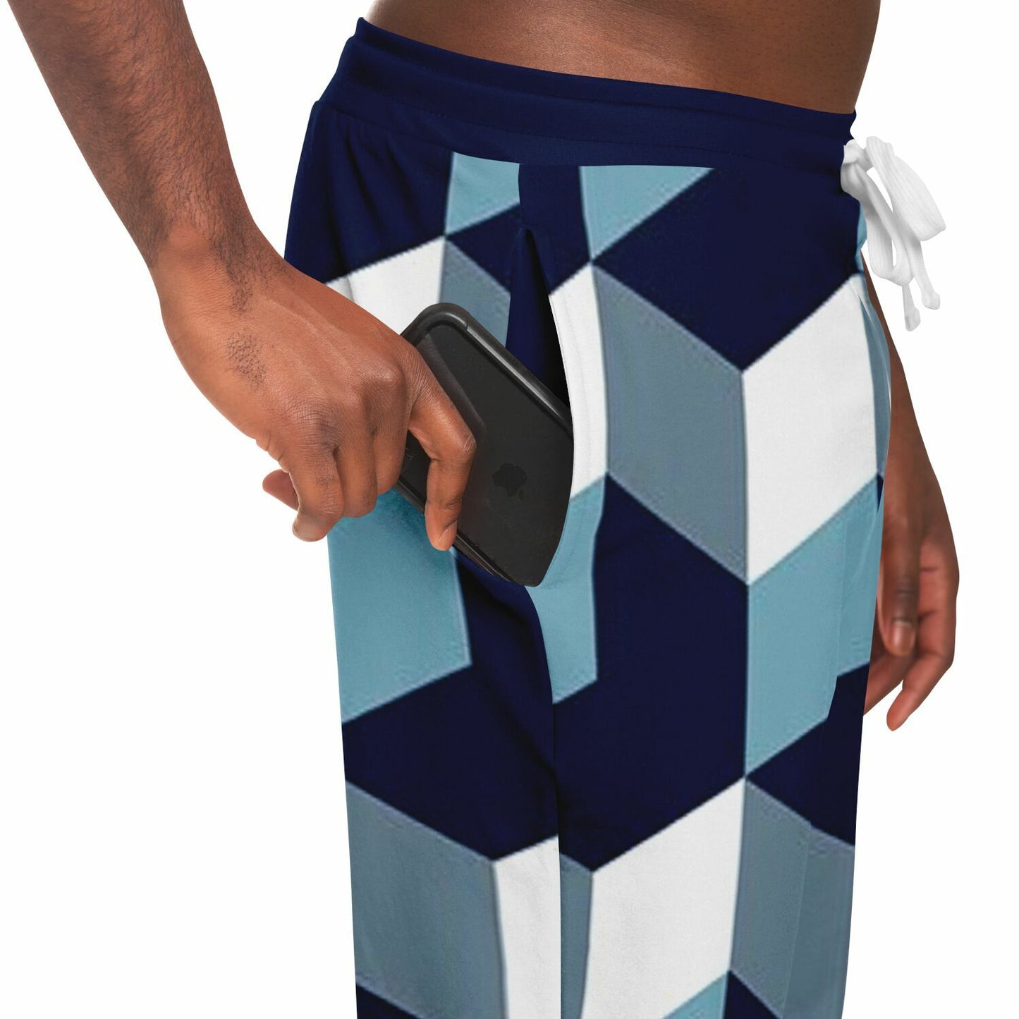 Cubes Pattern Fashion Sweatpants