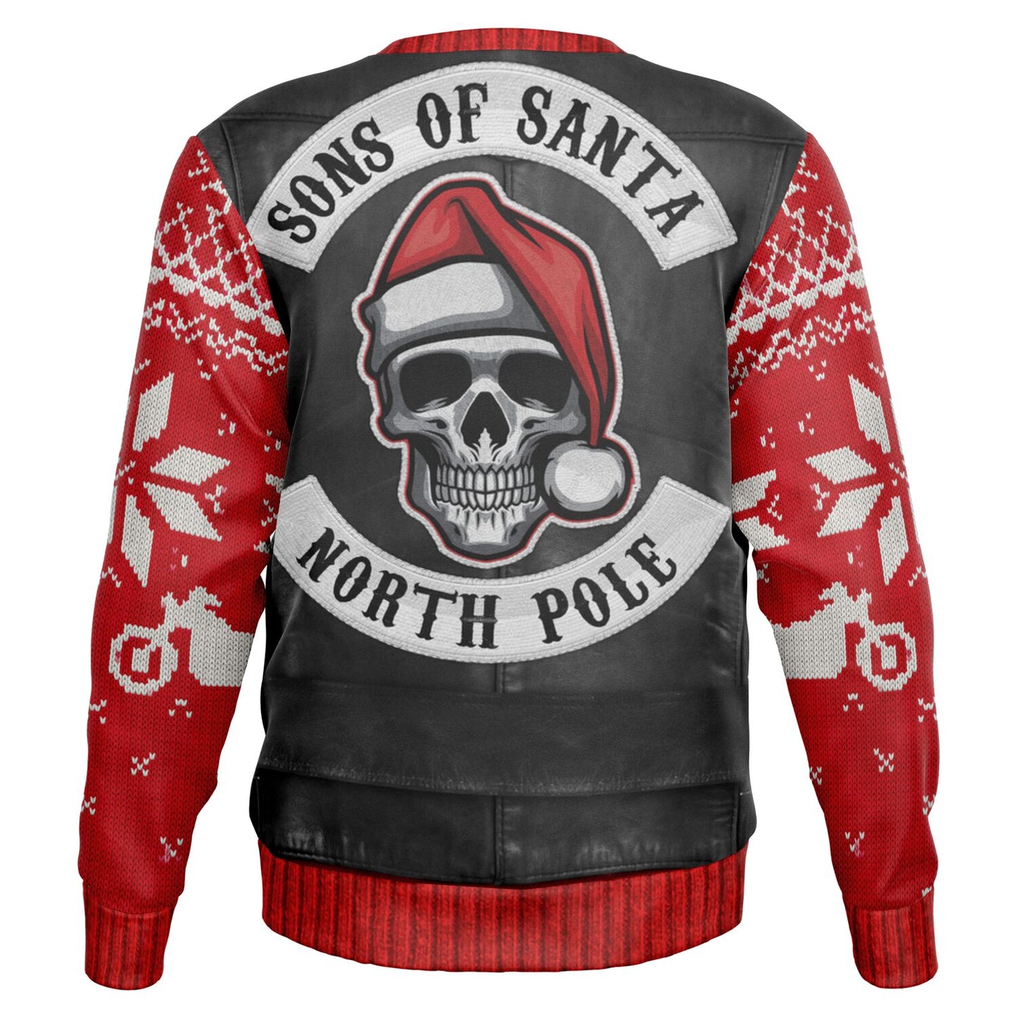 Sons of Santa Biker Jacket Print Sweatshirt