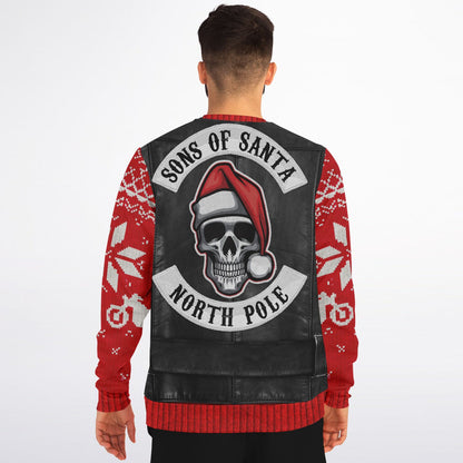 Sons of Santa Biker Jacket Print Sweatshirt
