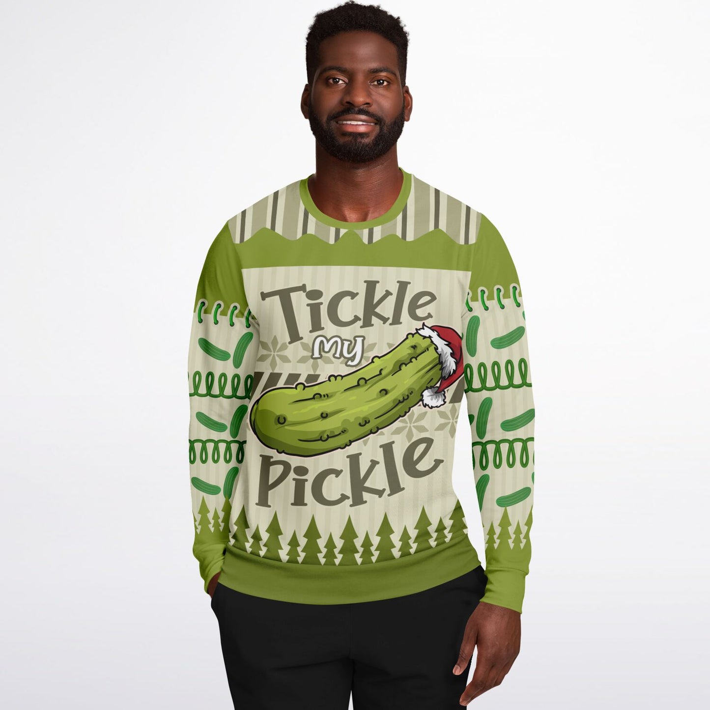 Tickle My Pickle Funny Holiday Sweatshirt
