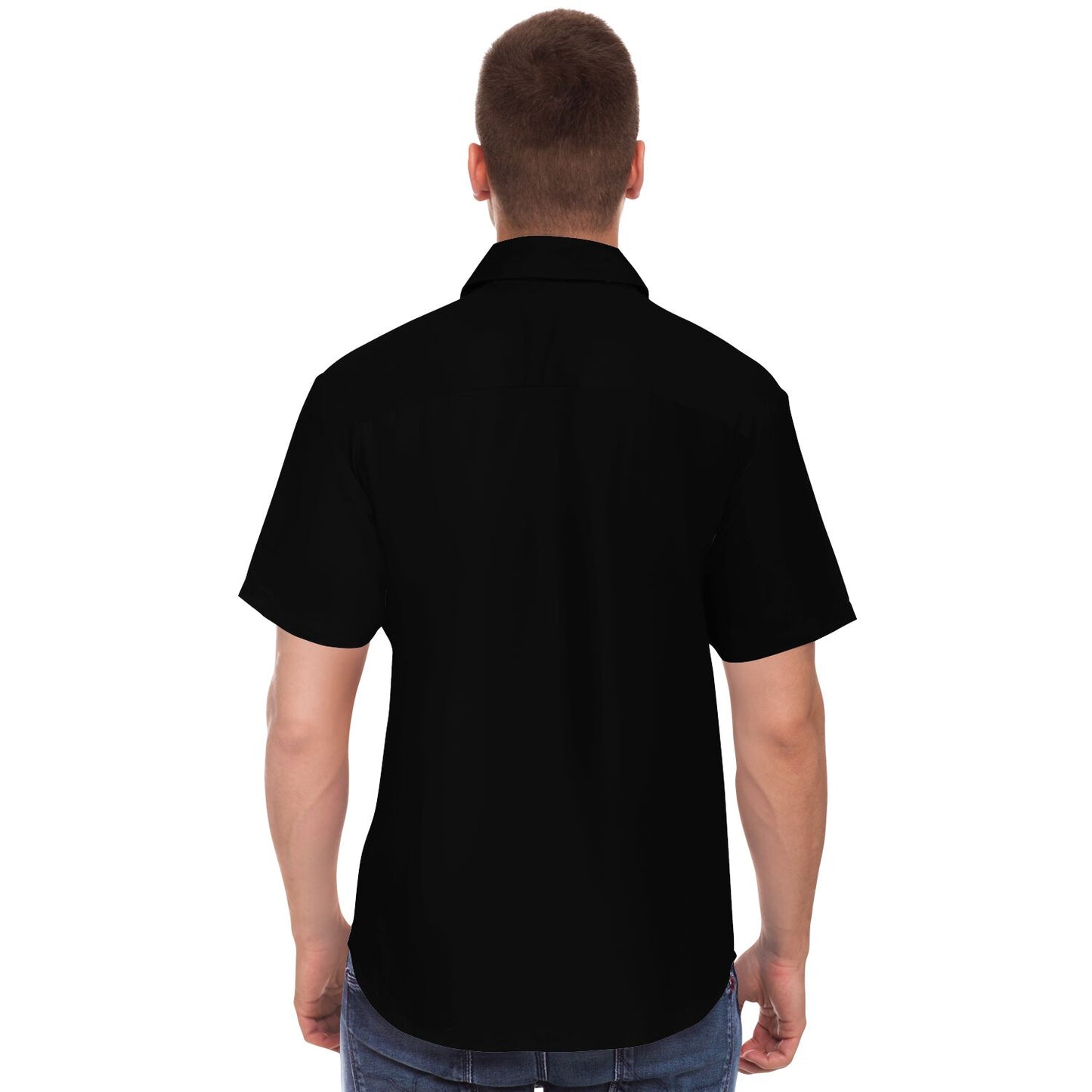 BW JDM Art Short Sleeve Button Down Shirt - AOP