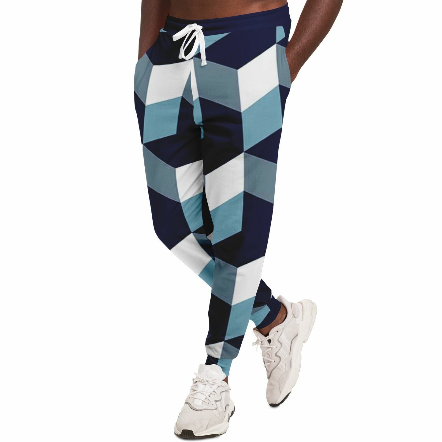 Cubes Pattern Fashion Sweatpants
