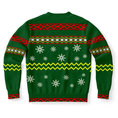 “Nice Until Proven Naughty” Santa Christmas Sweatshirt