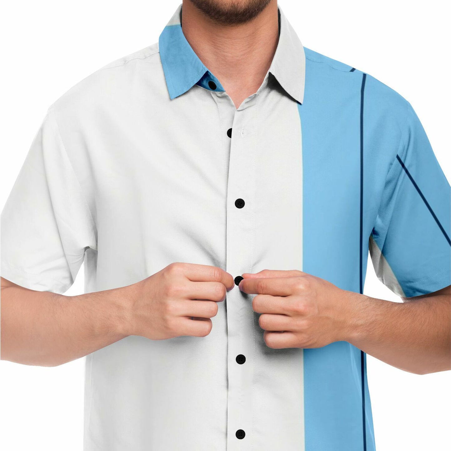 RWB Turbo S Short Sleeve Button Down Shirt - AOP