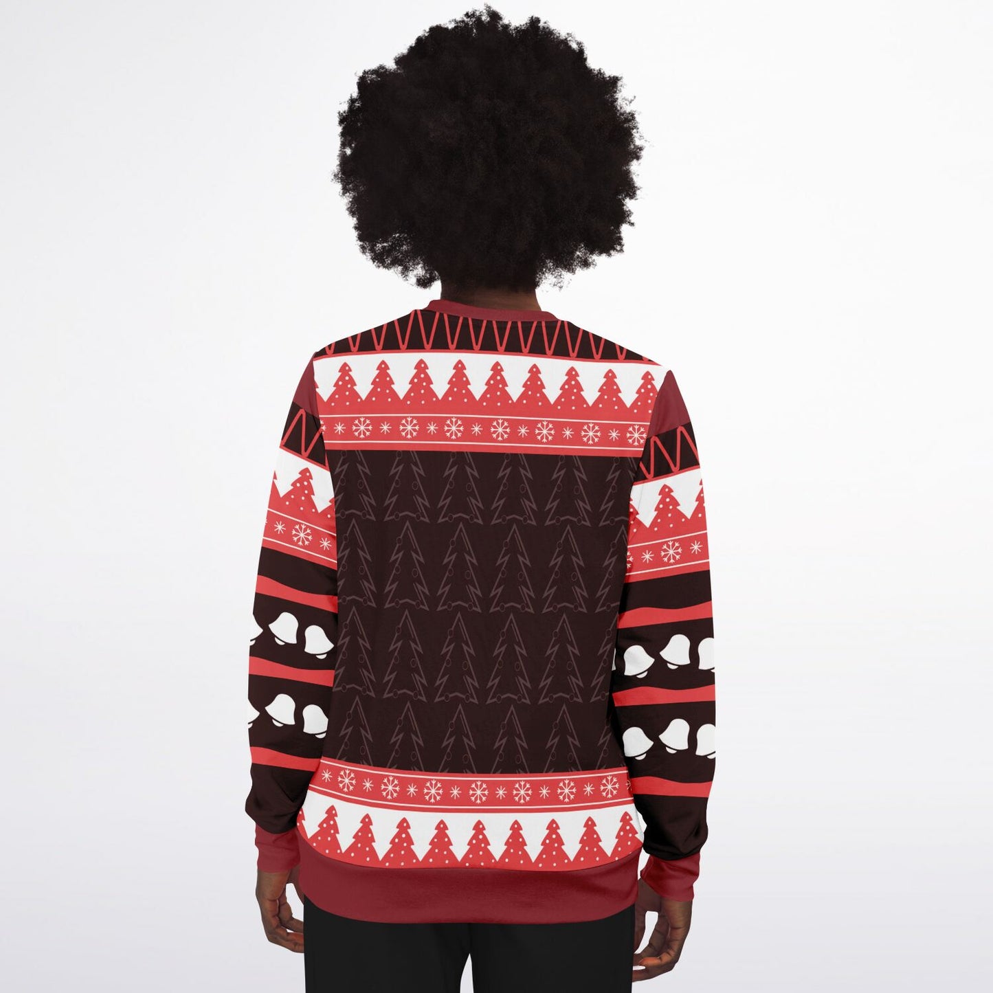 Bottoms Up Santa Funny Sweatshirt