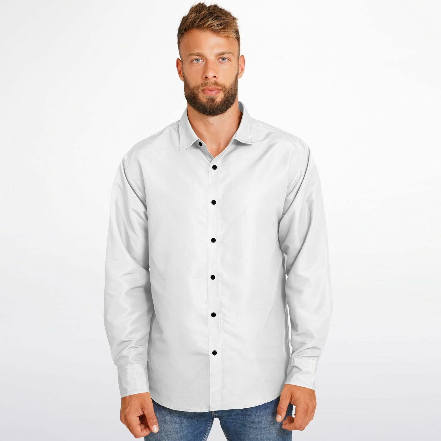 Japanese 911 Inspired Long Sleeve Button Down Shirt - AOP