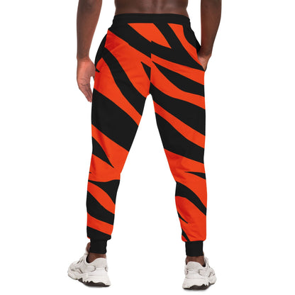 Orange Abstract Pattern Fashion Sweatpants