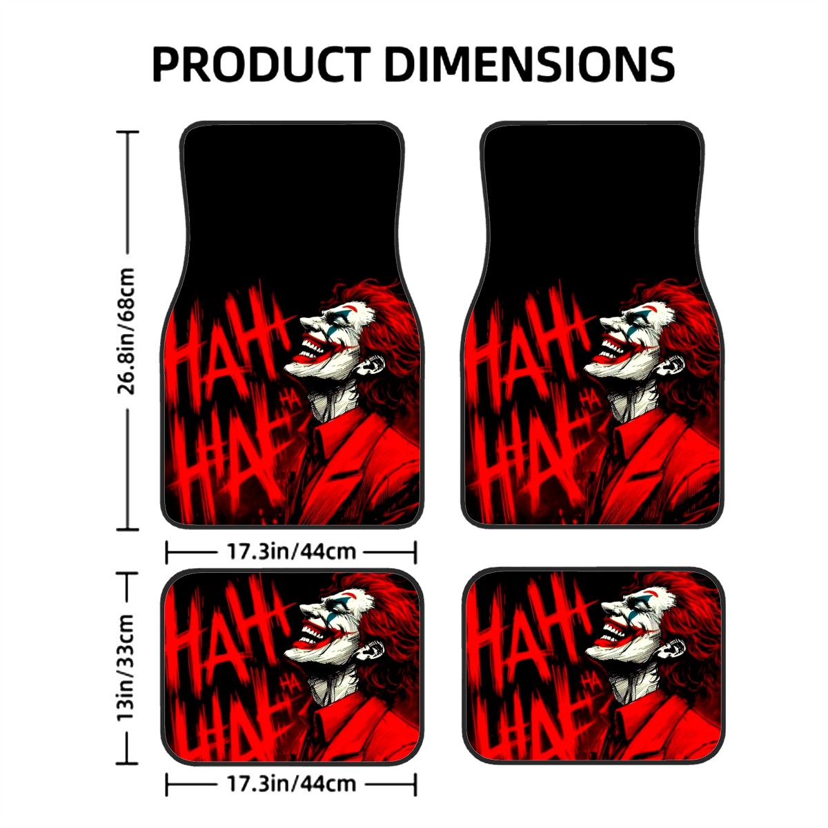 Haha Joker Automotive Floor Mats