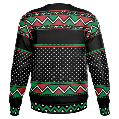 Shift Is it Christmas Funny Mountain Biker Printed Sweatshirt