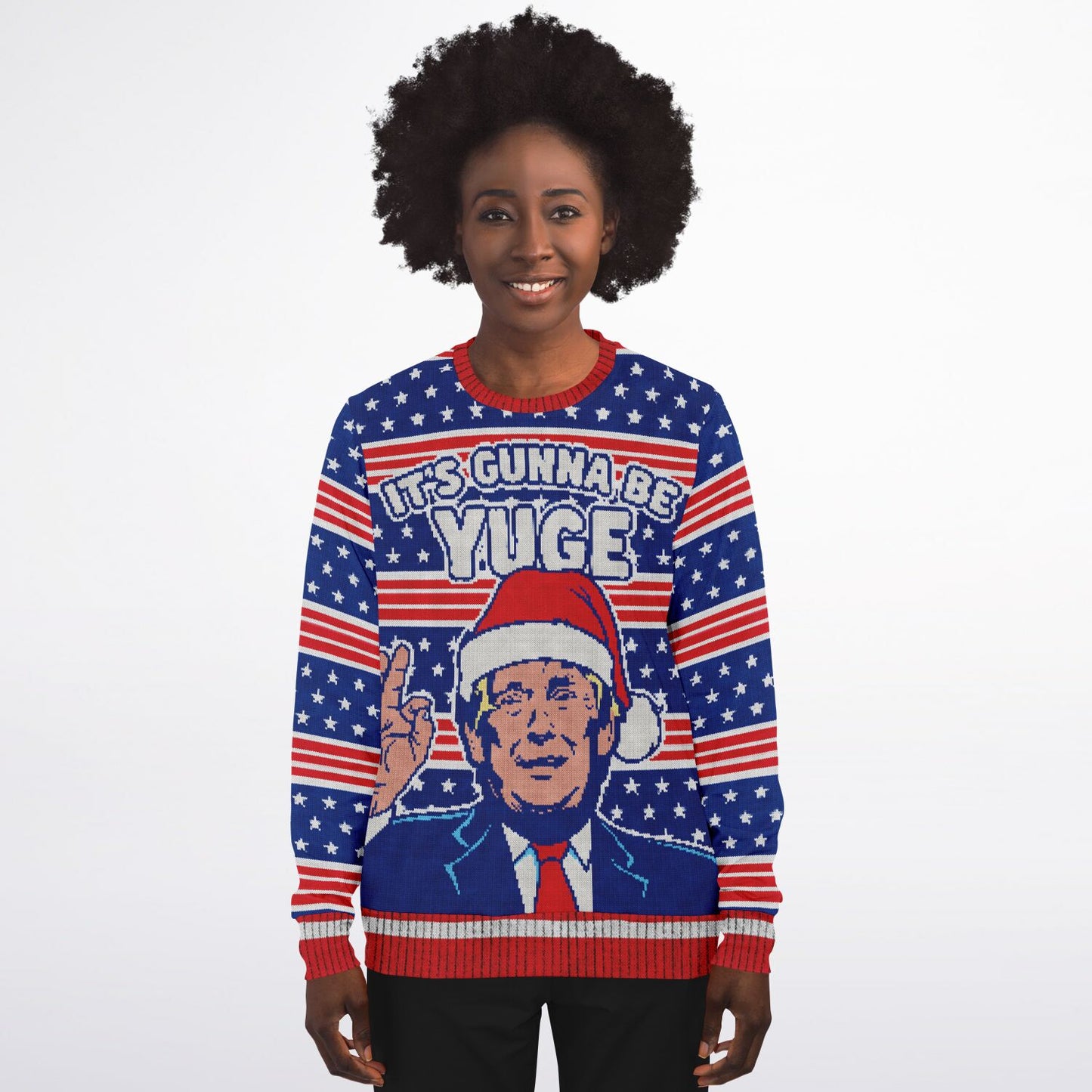 Trump Funny "Its Gunna Be Yuge" Printed Sweatshirt