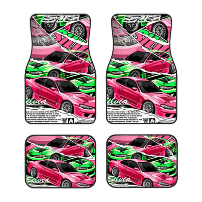 Silvia S15 poster inspired flat lay mockup image front.