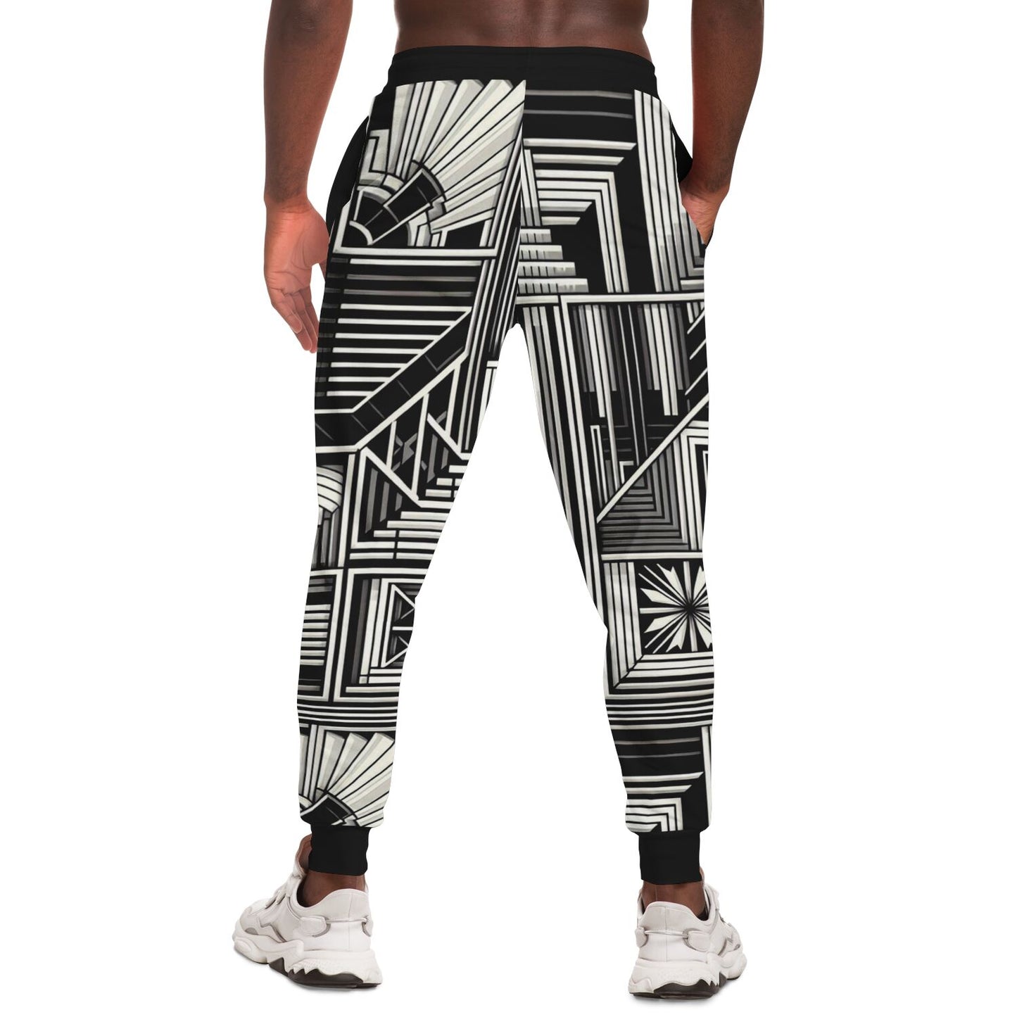Black Artistry Pattern Fashion Sweatpants