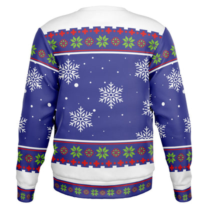 Bite Me Cheeky Christmas Holiday Sweatshirt