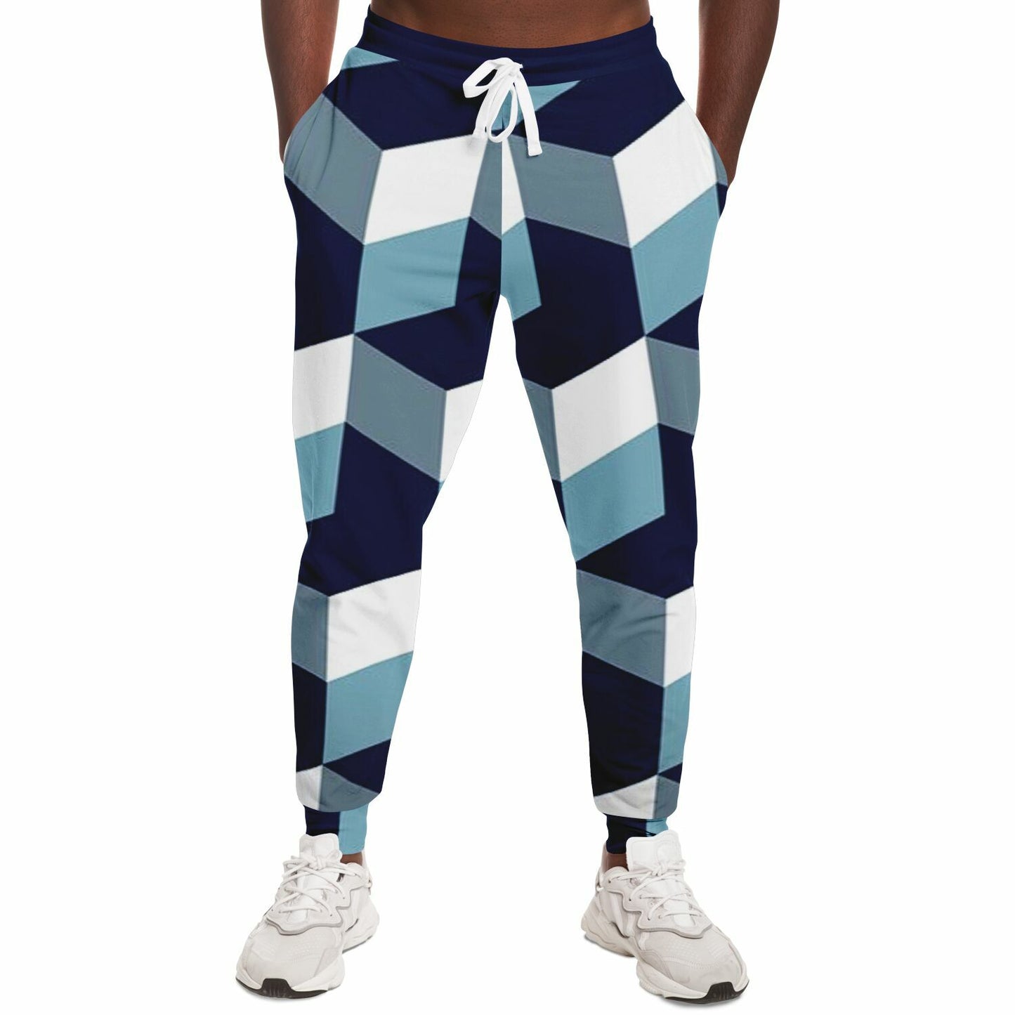 Cubes Pattern Fashion Sweatpants