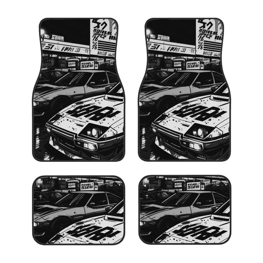 JDM B&W Automotive Floor Mats