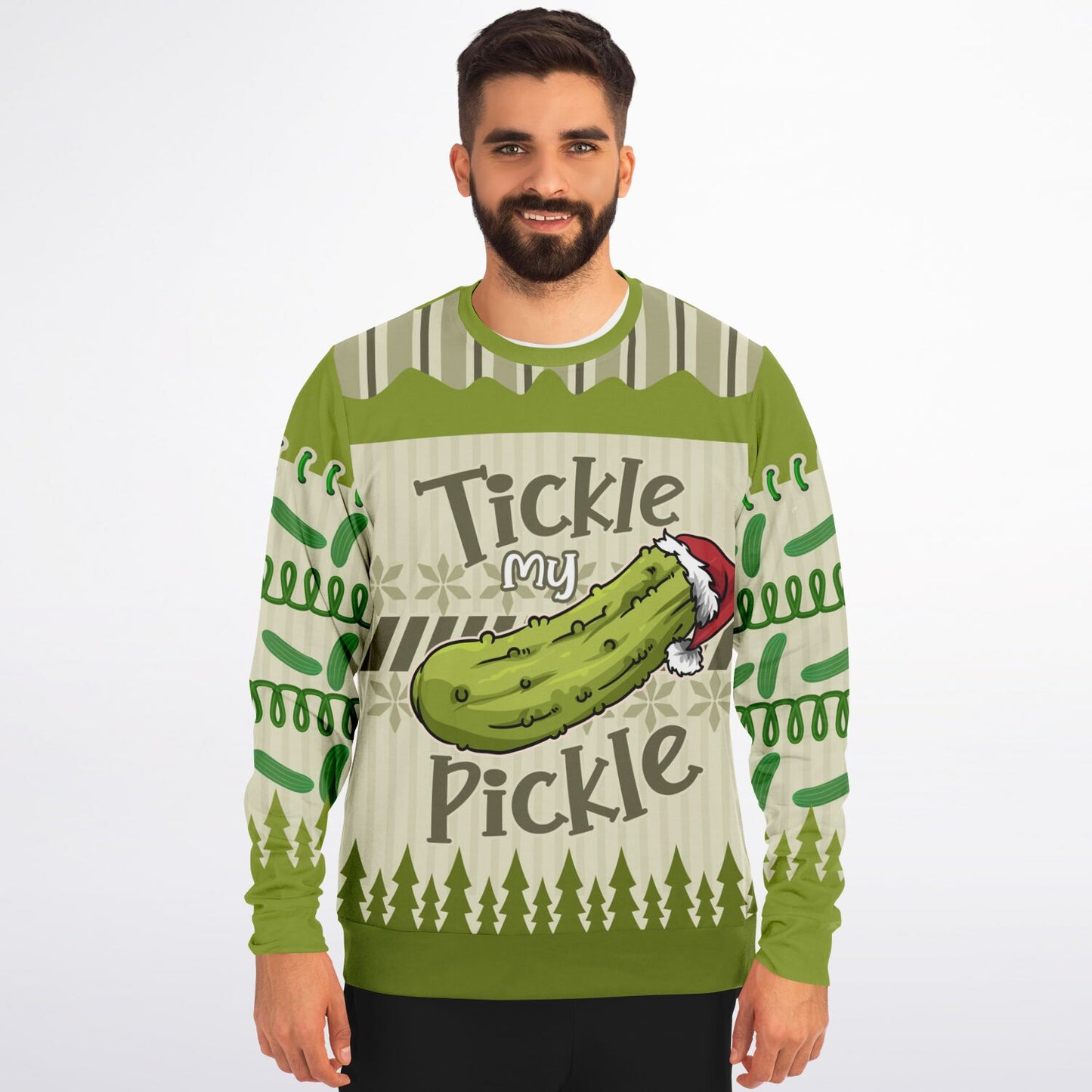 Tickle My Pickle Funny Holiday Sweatshirt